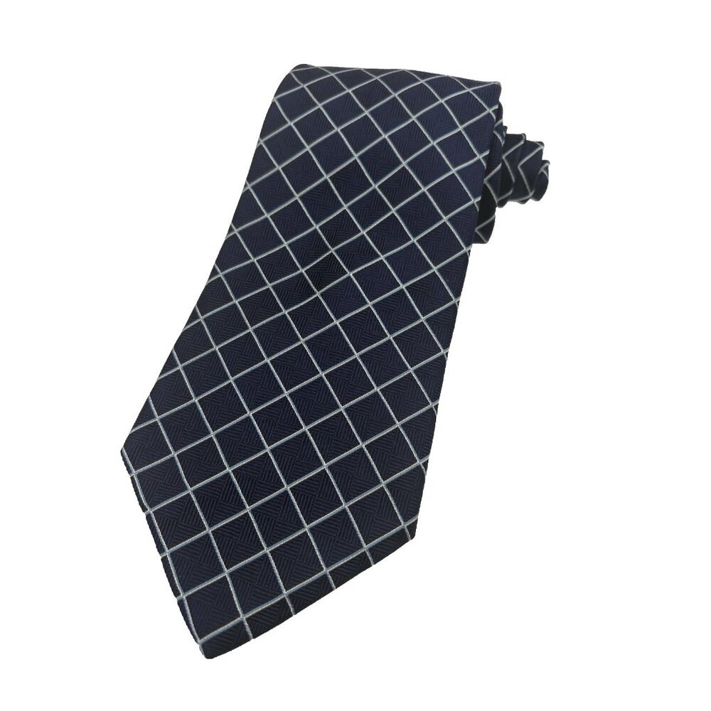 Brooks Brothers Necktie 100% Silk Men's Designer Luxury Navy Blue Strip's NWT